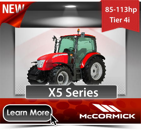 The new McCormick X5 Tractor from AgriArgo UK